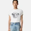 T-shirt régulier en jersey de coton imprimé