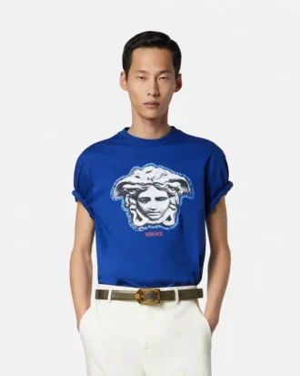 T-shirt régulier en jersey de coton imprimé