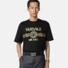 T-shirt régulier en jersey de coton imprimé T-shirt régulier en jersey de coton imprimé