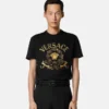 T-shirt slim en jersey de coton brodé