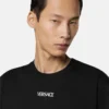 T-shirt slim en jersey de coton brodé T-shirt slim en jersey de coton brodé