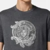 T-shirt slim en jersey de coton brodé T-shirt slim en jersey de coton brodé