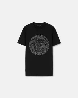 T-shirt slim en jersey de coton orné