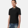 Top en satin envers clouté Top en satin envers clouté