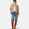 Veste caban en laine feutrée Veste caban en laine feutrée