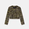 Veste cardigan en tweed