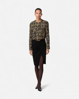 Veste cardigan en tweed
