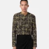 Veste cardigan en tweed