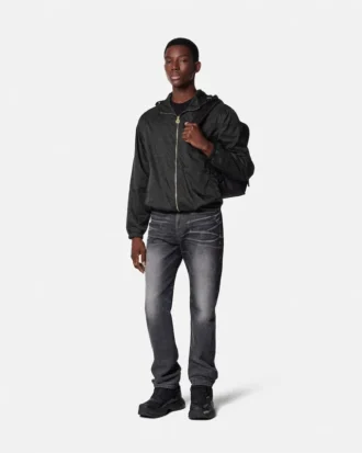 Veste coupe-vent jacquard