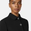 Veste courte en crêpe double laine