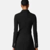 Veste courte en crêpe double laine