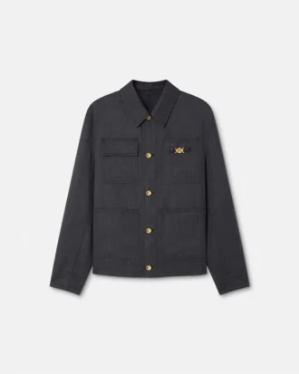 Veste de charpentier en laine moulinée