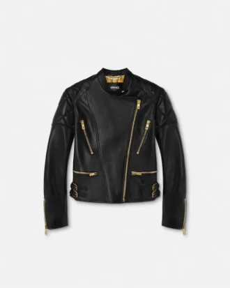 Veste de motard en cuir