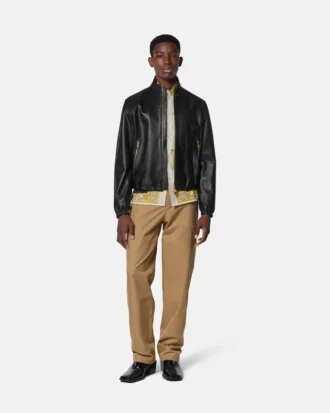 Veste en cuir Plongé