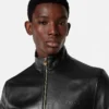 Veste en cuir Plongé