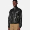 Veste en cuir Plongé