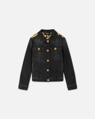 Veste en denim imprimée pour enfants