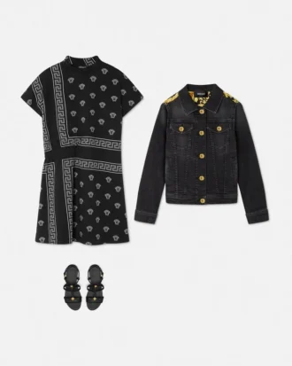 Veste en denim imprimée pour enfants