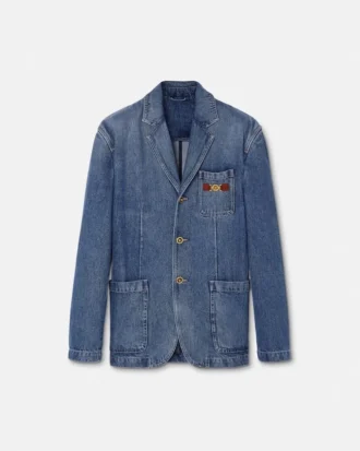 Veste en denim Medusa Biggie