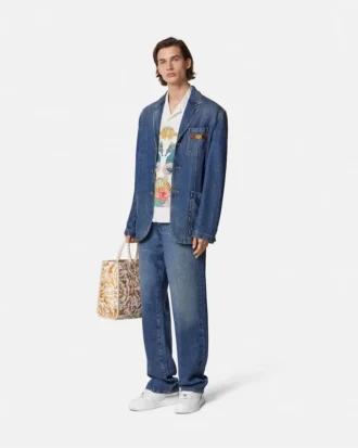 Veste en denim Medusa Biggie