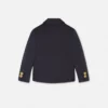 Veste en gabardine satinée brodée pour bébé Veste en gabardine satinée brodée pour bébé