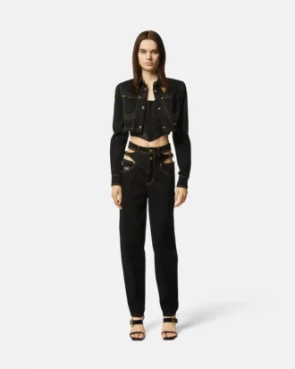 Veste en jean courte