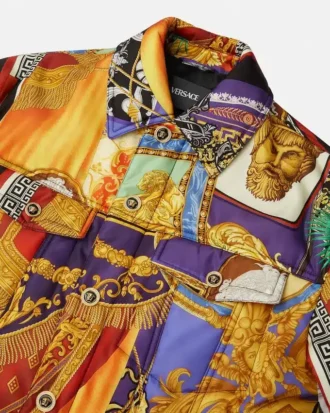 Veste légère matelassée imprimée