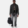 Veste matelassée en jacquard