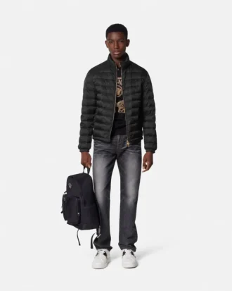 Veste matelassée en jacquard