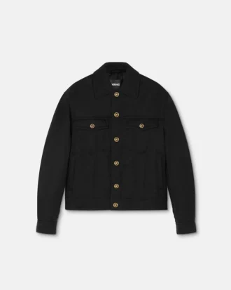 Veste matelassée en satin de nylon froissé